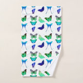 Ensemble de serviettes de salle de bain Papillons (Serviette à main)