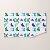 Ensemble de serviettes de salle de bain Papillons (Serviette à main)