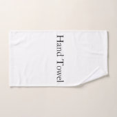 ensemble de serviettes de salle de bain personnali (Serviette à main)
