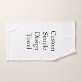 ensemble de serviettes de salle de bain personnali (Serviette à main)