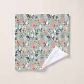Ensemble de serviettes de salle de bain pour chat  (Gant de toilette)