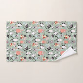 Ensemble de serviettes de salle de bain pour chat  (Serviette à main)