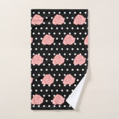 Ensemble de serviettes de salle de bain Rose Rose  (Serviette à main)