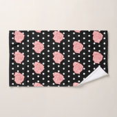 Ensemble de serviettes de salle de bain Rose Rose  (Serviette à main)