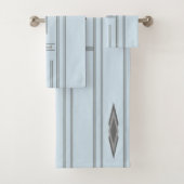 Ensemble De Serviettes De Salle De Bains En Face D (En situation)