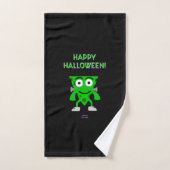 Ensemble de serviettes de salutations d'Halloween  (Serviette à main)