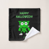Ensemble de serviettes de salutations d'Halloween  (Gant de toilette)
