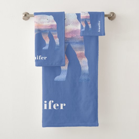 Ensemble de serviettes de scène de Bulldog Beach (En situation)