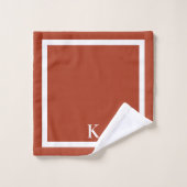 Ensemble de serviettes de spa luxe monogrammé mini (Gant de toilette)