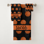 Ensemble de serviettes de sport de basketball (En situation)