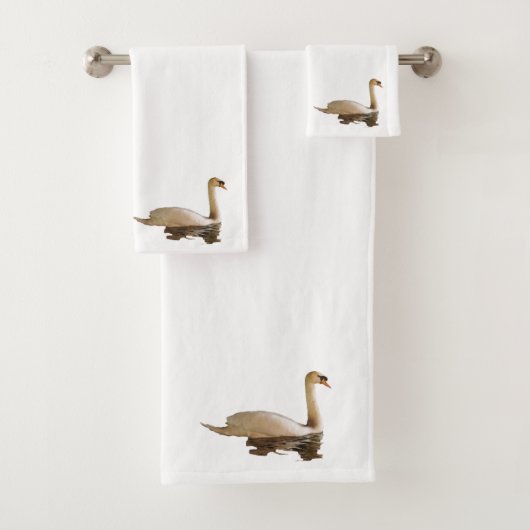 Ensemble de serviettes de Swan (En situation)