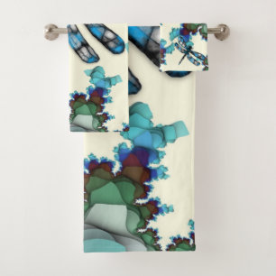 Ensemble de serviettes de terrain de libellules