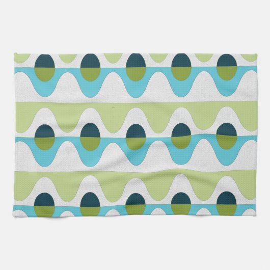 Ensemble de serviettes de thé rétro de style les a (Horizontal)