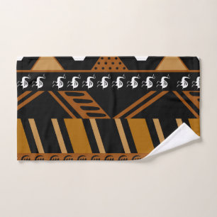 Ensemble de serviettes de toilette Bogolan Design