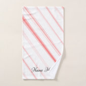 Ensemble de serviettes de toilette de Sucre de can (Serviette à main)