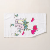Ensemble de serviettes de toilette Elephant Pink H (Serviette à main)
