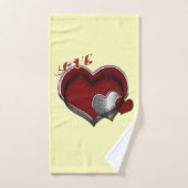 Ensemble de serviettes de toilette jaune magique H (Serviette à main)