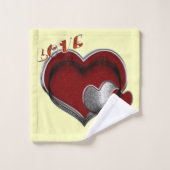 Ensemble de serviettes de toilette jaune magique H (Gant de toilette)