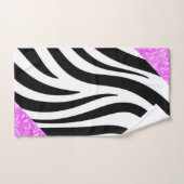 Ensemble de serviettes de toilette Leopard noir et (Serviette à main)