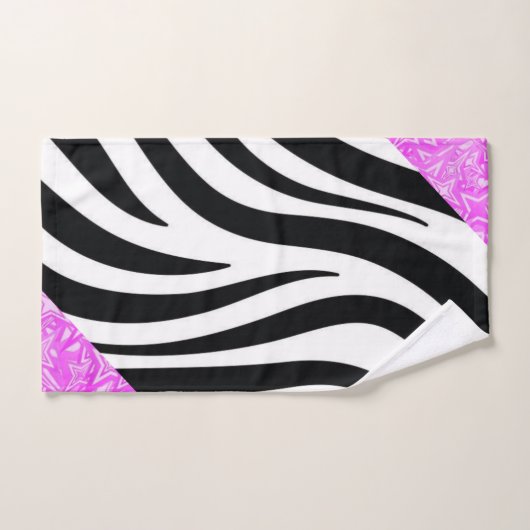 Ensemble de serviettes de toilette Leopard noir et (Serviette à main)