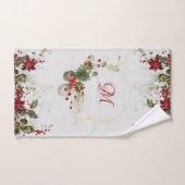 Ensemble de serviettes de toilette Monogramme de N (Serviette à main)