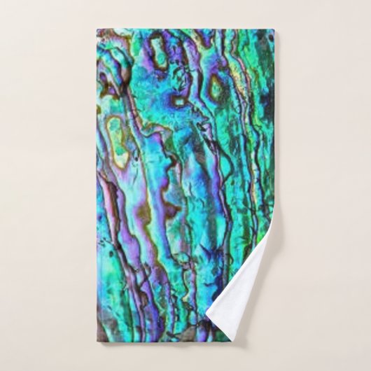 Ensemble de serviettes de toilette Paua Shell Abal (Serviette à main)