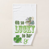 Ensemble de serviettes de toilette St. Patrick's D (Serviette à main)