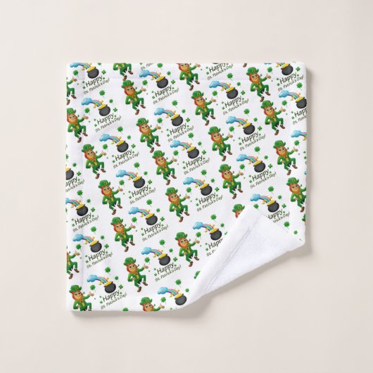 Ensemble de serviettes de toilette St. Patrick's D (Gant de toilette)