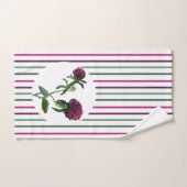 Ensemble de serviettes de toilette violet (Serviette à main)