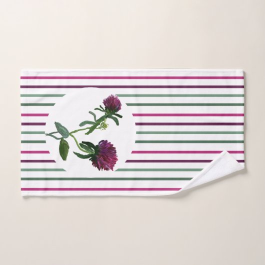 Ensemble de serviettes de toilette violet (Serviette à main)