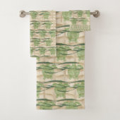 Ensemble de serviettes de tortue de mer (En situation)