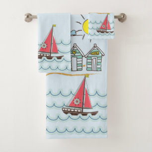Ensemble de serviettes de vacances d'été
