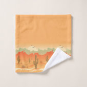 Ensemble de serviettes Desert Cactus Southwest Des (Gant de toilette)