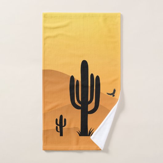 Ensemble de serviettes Design Desert Cactus (Serviette à main)