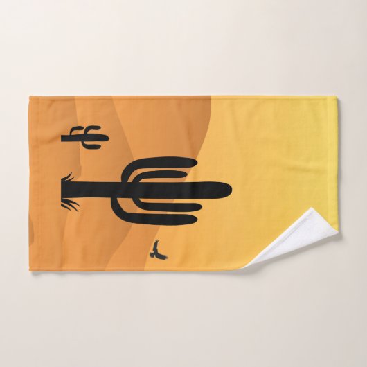 Ensemble de serviettes Design Desert Cactus (Serviette à main)