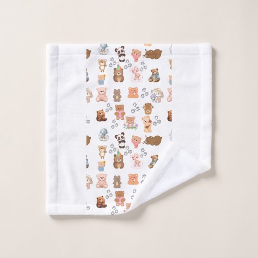 Ensemble De Serviettes Design Sans Ours (Gant de toilette)