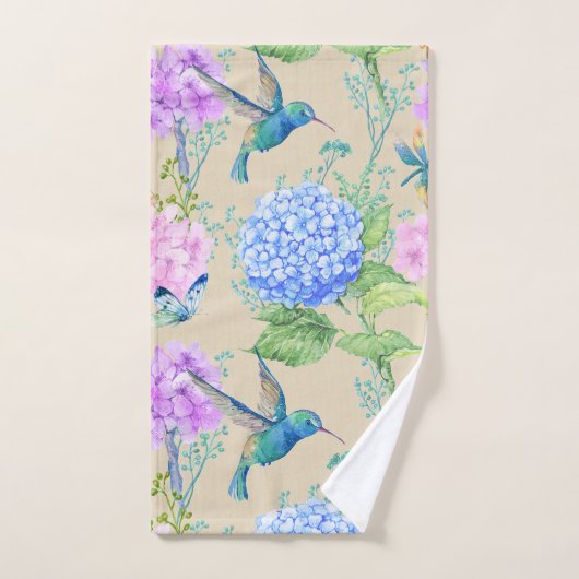 Ensemble de serviettes d'été Hydrangea (Serviette à main)
