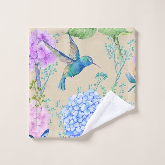 Ensemble de serviettes d'été Hydrangea (Gant de toilette)