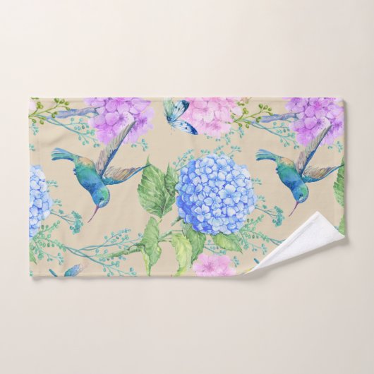 Ensemble de serviettes d'été Hydrangea (Serviette à main)