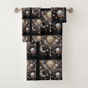 Ensemble de serviettes Diamant Céleste