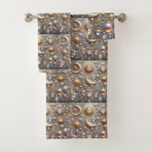 Ensemble de serviettes Diamant Céleste