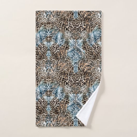 Ensemble de serviettes d'impression Abstrait Leopa (Serviette à main)