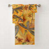Ensemble de serviettes Dragonfly Warm Breeze (En situation)