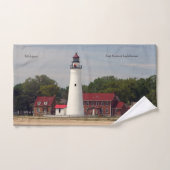 Ensemble de serviettes du phare de Fort Gratiot (Serviette à main)