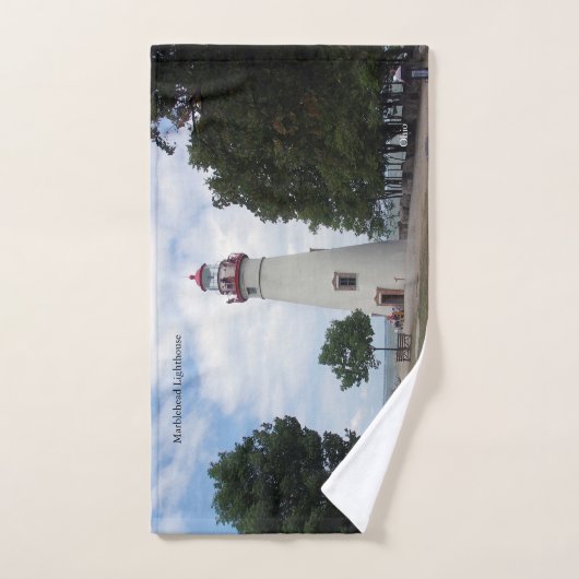 Ensemble de serviettes du phare de Marblehead (Serviette à main)