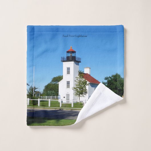 Ensemble de serviettes du phare de Sand Point (Gant de toilette)