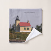 Ensemble de serviettes du phare du port de cuivre (Gant de toilette)
