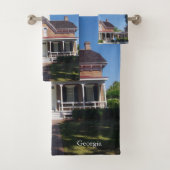 Ensemble de serviettes du phare St. Simons (En situation)