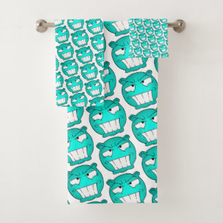 Ensemble de serviettes Emote Face