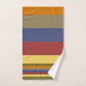 Ensemble de serviettes en bande gras (Serviette à main)